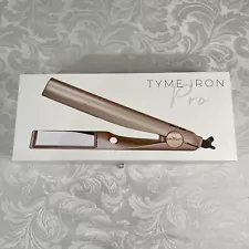 Tyme Iron Pro All In One Hair Curler and Straightener in Rose Gold, Brand New