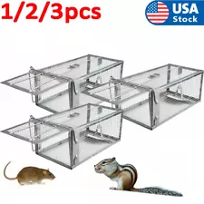 New Cage Trap Live Humane for Squirrel Chipmunk Rat Mice Rodent Animal Catcher