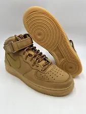 Nike Air Force 1 Mid '07 Flax Flax Gum Light Brown DJ9158-200 Men's Sz 7.5