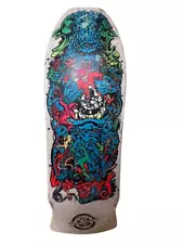 SANTA CRUZ Rob Roskopp Vintage Skateboard Deck With Rail Bar Hole