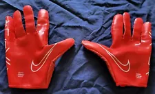 Nike Vapor Jet 7.0 Football Gloves Red/White Size 2X See Photos for Wear 2022