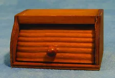 Opening Wooden Bread Bin Tumdee 1:12 Scale Dolls House Miniature Kitchen D110