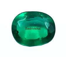 Zambia 7 Ct Natural Green Emerald Certified Oval Cut Gemstone Ebay Offer 4JUI