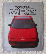 TOYOTA MR2 MK1 orig 1984 1985 UK Mkt Large Format Sales Brochure