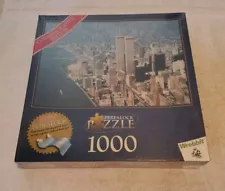 Wrebbit Above New York City Twin Towers Commemorative Edition Puzzle 1000 Pieces