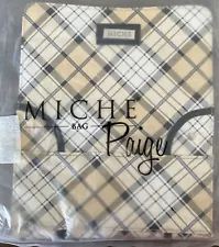 Miche Classic Shell - PAIGE- Brand new in Original Package PLAID CREM WHITE