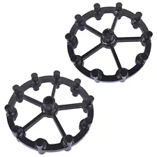 Set of 2 Rear Drive Wheel Assembly Cog 631-0002 Part Rubber Track For Snowblower