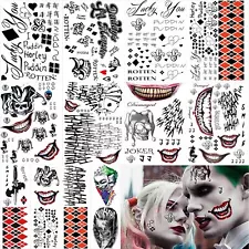 16 Sheets Joker Tattoos Harley Quinn Tattoos Tattoos for Suicide Squad Perfec...