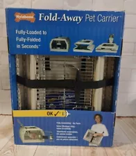 NYLABONE Folding Away Collapsible 12 X 17 X 8 Pet Dog and Cat Cage Carrier NEW!!