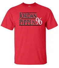 Michael Jordan Scottie Pippen "For President 96" T-Shirt or Long Sleeve