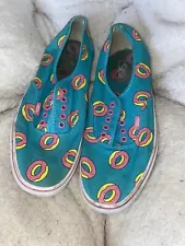 Very Rare VANS x Odd Future Scuba Teal Blue Donut Shoes Size Men’s 11