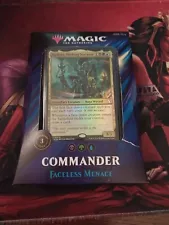 MTG Commander Deck 2019 Faceless Menace Sealed. Damaged Box From Sealed Case.