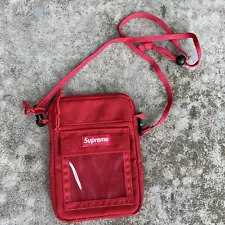 Supreme Utility Pouch Red Nylon Cordura SS/2019 Shoulder Bag Crossbody