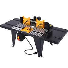 Electric Benchtop Router Table Wood Working Craftsman Tool Black