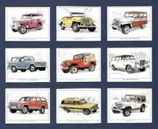 CLASSIC JEEP - Collectors Card Set - Station Wagon Jeepster CJ-5 Cherokee CJ-7