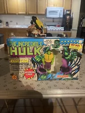 THE INCREDIBLE HULK RAGE CAGE - TOYBIZ 1991 NEW IN BOX - ELECTRONIC SOUNDS!