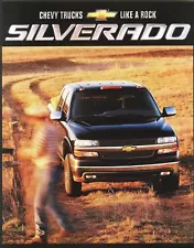 2002 Chevrolet Silverado 1500 2500 3500 Base LS LT Dealer Sales Brochure