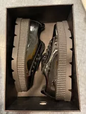 Fenty by Rihanna Gray Velvet Puma Creepers Size 11