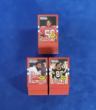 1985 TOPPS USFL FOOTBALL LOT OF 195 MINT *335999