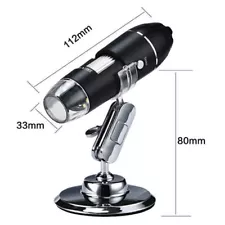 1600X 8LED USB Microscope Digital Electronic Magnifier HD Endoscope Camera Video