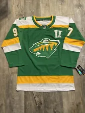 Minnesota Wild #97 Kirill Kaprizov Retro Stitched Jersey - Size Men’s Medium