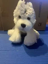 Webkinz Husky Dog 8" HM120 Plush, White Gray Puppy Stuffed Animal No Code