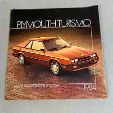 1984 Plymouth Turismo Sales Brochure Vintage Catalog