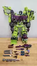 Jinbao Oversized Devastator Gravity Builder W/ Extra Parts 6 Toys in 1 USED