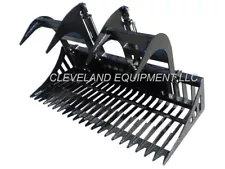 NEW 78" SD SKELETON ROCK GRAPPLE ATTACHMENT Skid-Steer Loader Bucket Tine Bobcat