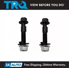 TRQ Suspension Camber Adjustment Bolt Kit LH Driver RH Passenger Side Pair