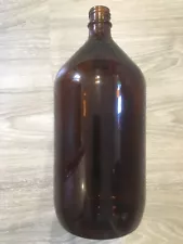 2 Litre Brown Winchester Glass Bottles USED