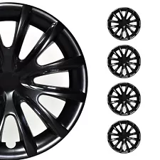 16" Wheel Covers Hubcaps for Chevrolet Impala Black Gloss