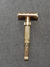 Vintage Gillette Adjustable Golden Toggle F-4 (1960) Fair Condition Safety Razor