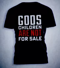 Unisex"Gods Children Are Not For Sale" T-shirt-By I Love My Freedom-2XL