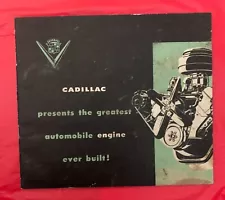 1949 Cadillac "V-8 ENGINE" Original Car Dealer Sales Brochure (Rare)