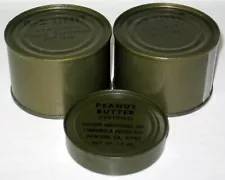 3 Cans of Vietnam U.S. Army C Rations Food