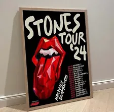 The Rolling Stones Tour 2024 Hackney Diamonds Poster