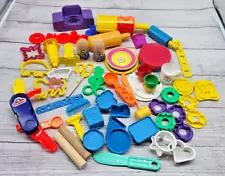 Vintage Play-Doh Molds Large Lot Cutting Shapes, Swiss Army Knife, People ECT