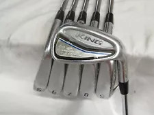 Used Cobra King Forged One Length Iron Set 5-PW KBS Tour Stiff Flex Steel Shafts