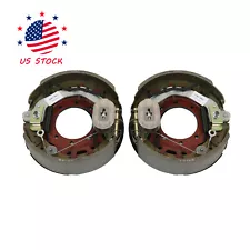 2PCS 12-1/4x3-3/8" 10K GD Electric Backing Plate 10000 Trailer Brake For Dexter