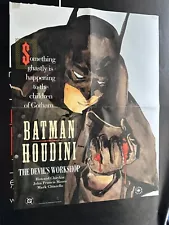 Batman Houdini Devil's Workshop Vintage Poster Mark Chiarello DC Comics 1993