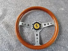 MOMO INDY WOOD STEERING WHEELS GREAT GENUINE PART rover mini austin mx5 FERRARI