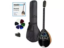 Greek 8-string Bouzouki Bundle inc. Foam Case, Extra Strings, Picks & Pickholder