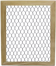 2 Pack - Wood Chicken Wire Frame, DIY Decorate, Add Photos, Collages, Decor