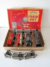 Vintage Louis Marx & co Toy Co! Early Marx Mechanical Train Set working Cond!