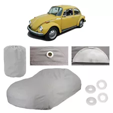 Classic Volkswagen Super Beetle 4 Layer Car Cover Water Proof Rain Snow Sun Dust (For: More than one vehicle)