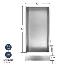 Minneer Maple Syrup Evaporator Pan Boiling Pan 30"X20" Stainless Steel w/ Valve