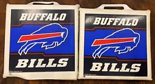 2 Buffalo Bills Stadium Seat Cushions By Wincraft NFL Football Pre Owned - As-Is