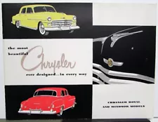 1950 Chrysler Original Color Sales Brochure for Royal and Windsor Models