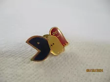 Vintage 1980s Pac-Man Arcade Video Game Lapel Pin